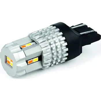 Žárovka LED T20 (7443) bílá / oranžová, 12V, 12LED SMD (95AC010)