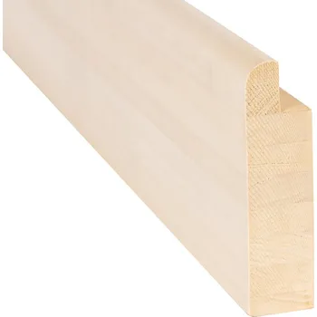 Hrana lavicová - se zubem a oblou hranou 2400x40x140mm, Osika