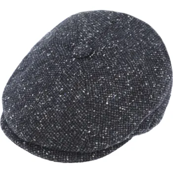 Čepice Fiebig - Headwear since 1903 Bekovka Hatteras od Fiebig - modrá pekařská bekovka - Melanžová příze Velikost: 59 cm (L)