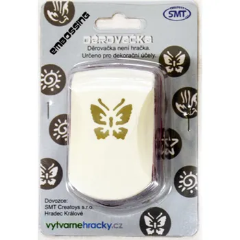 Děrovačka Creatoys Děrovačky obrysové 28 mm - motýl