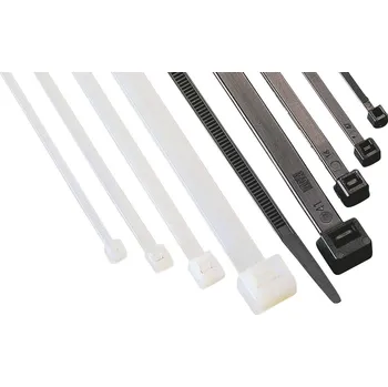 Stahovací páska Helukabel 90148-100, PA T 5-100, stahovací pásky, 4.5 mm, 360 mm, černá, odolná vůči UV záření, 100 ks