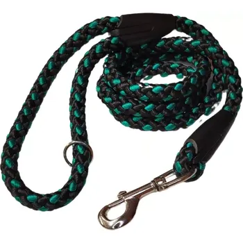 Vodítko pro psa Palkar vodítko pro psy 150 cm x 10 mm černo-zelená