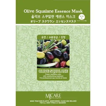 Pleťová maska MIJIN Cosmetics MJ CARE OLIVE SQUALANE ESSENCE MASK - 10 KS