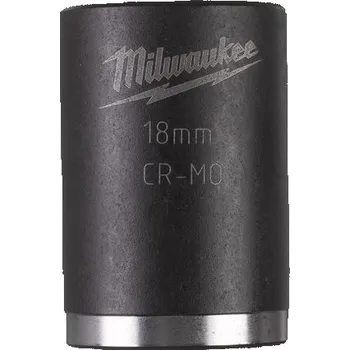 Gola hlavice MILWAUKEE Krátká průmyslová hlavice Shockwave 1/2" HEX, 18mm