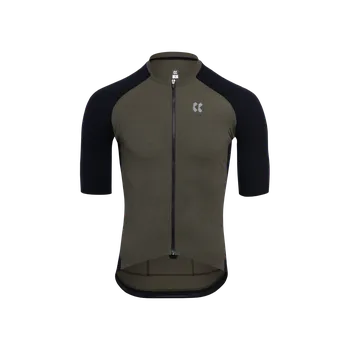 cyklistický dres KALAS PASSION Z4 | Cyklistický dres Gravel | Khaki | Velikost: 2