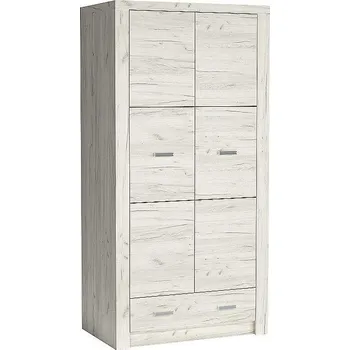 Šatní skříň JARSTOL Šatní skříň INDIANAPOLIS I-1 kraft bílý