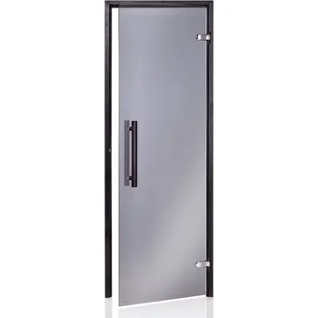 Dveře do sauny "A" 8x20 Grey 790x1990 mm Black