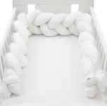 Ochranný mantinel do postýlky cop New Baby Minka a Puntík šedý