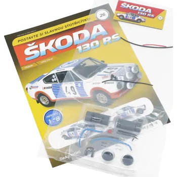 autíčko DeAgostini Škoda 130 RS 1:8 - časopis #26 se stavebnicí Škoda 130 RS 1:8 - časopis #26 se stavebnicí