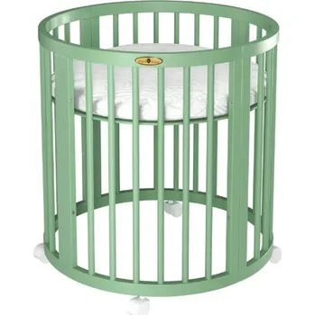 Dětská postýlka Oválná postýlka Royal Sleep 9v1 safari