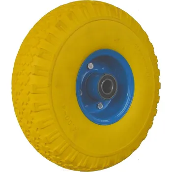 Páčidlo Kolo rudlu 300mm PU pěna kovový disk kuličkové ložisko