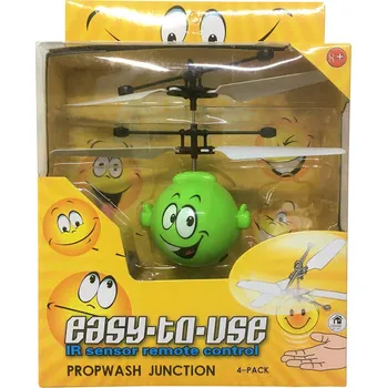 Cyklosvítilna Koule vrtulníková smajlík ovládání pohybem ruky na baterie USB Světlo 3 barvy