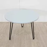 Bonami Selection Světle šedý odkládací stolek Fabio, Šedá