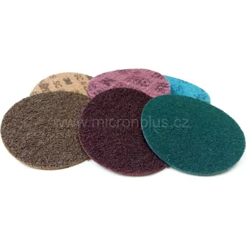 Brusný kotouč Výsek SZ 150mm Scotch-Brite, Výsek SZ 150mm MED 3M Scotch-Brite, vínový