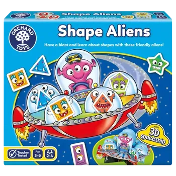 Desková hra Shape Aliens Game (Orchard Toys) (Učte se tvary s mimozemšťany (Orchard Toys))