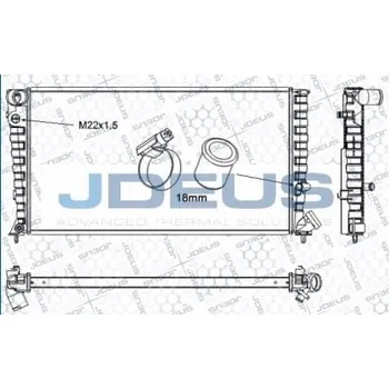 Chladič motoru Chladič, chlazení motoru, 13302,DRM07030,R10526,060890N, R11408, 962750730, 60092137,100158,1331W3, 63508, 63509,962750480,519510,16.18.518,133010,01033040,9627507480,, ECAR, 570808-2