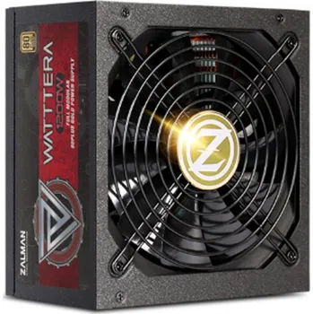 Počítačový zdroj ZALMAN zdroj WATTTERA ZM1200-EBTII - 1200W 80+ Gold, 13,5cm fan, modular