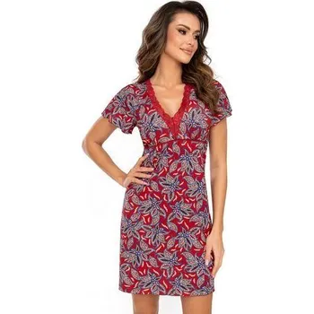 Dámská noční košile Luxusní noční košilka Rita bordó S