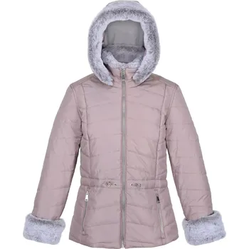 Dámská bunda REGATTA Dámská bunda s kožešinovým lemem S FIALOVÁ |RŮŽOVÁ