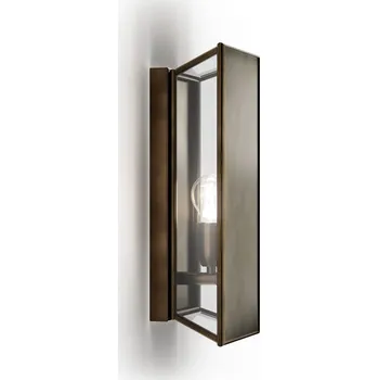 Il Fanale Massira, moderní nástěnné svítidlo z perforovaného plechu, 1x10W E14, 30x13cm