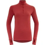 Devold Expedition Zip Neck Woman 164A BEAUTY červená S