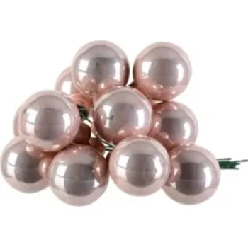 Vánoční dekorace Skleněné kouličky na drátku 371545