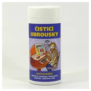 Držák PC Čisticí trhací ubrousky univerzální, dóza, 100ks, Čistík