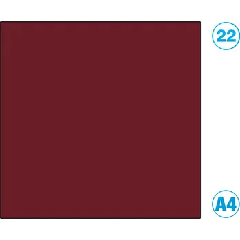 Kancelářský papír Papír A4 barevný červený tmavě