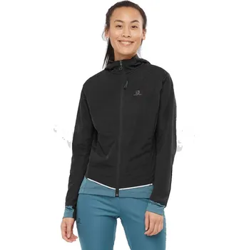Dámská větrovka Salomon Light Shell Jkt W LC1601100 - black/mallard blue XL
