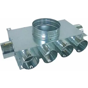 Kouřovod PRODMAX Distribuční box plochý 6X75/160 OC IZOL