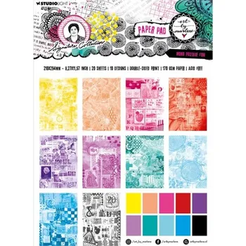 Blok podkladových papírů Studio Light aquot;Signature Collectionaquot;, A4, 20 l. - Poštovní hrátky