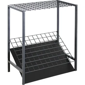 Stojan prezentační na smetáky, rýče, násady