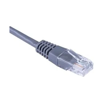 Síťový kabel Patch kabel UTP, Cat5e, 15m, šedý
