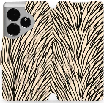 Pouzdro na mobilní telefon Flipové pouzdro Mobiwear - Realme GT 6 5G - VA52S V koruně stromu (Knížkové flip pouzdro, obal, kryt na mobil Realme GT 6 5G - VA52S V koruně stromu, materiál Umělá kůže + TPU - ochrana 360°, stojánek, silikonová vanička, magnetické zavírání)