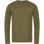 Merino základní tričko Blaser dlouhý rukáv S barva zelená
