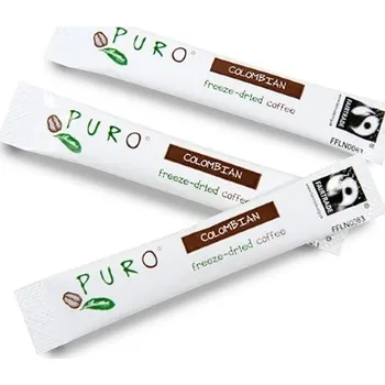 Káva Puro Instantní káva Fairtrade jednotlivě balená 250 kusů