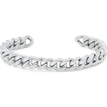 Náramek Brilio Silver Stříbrný pevný náramek BRC99W + 2 měsíce na vrácení zboží