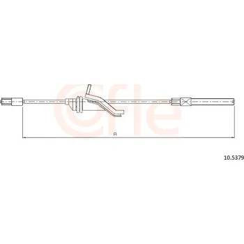 Lanko parkovací brzdy Tažné lanko, parkovací brzda COFLE 10.5379