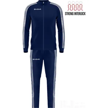 Souprava GIVOVA REVOLUTION SUMMER, barva 0403 tmavě modrá - bílá, velikost 4XL