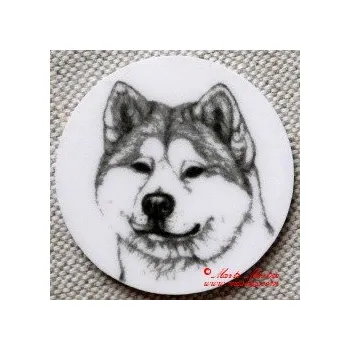 Akita inu magnet nebo placka - Magnet