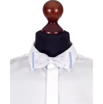 Motýlek Pánský motýlek VS-24 bílá se světle modrou, VELIKOST UNI