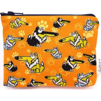 Pamlskový Ráj Univerzální taštička - šeltie Barva: oranžová