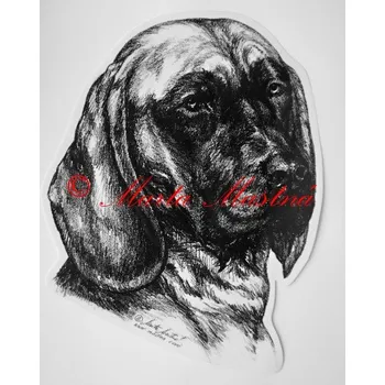 Samolepka barvář - archiv c140 - Malá - přibližně jako pohlednice