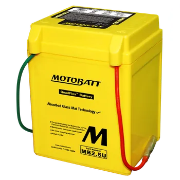 Motobaterie Motobaterie MotoBatt 12V 2.5AH (P+) MB2.5U