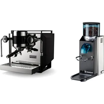 Kávovar Rocket Espresso Bicocca, black + Rancilio Rocky Doserless