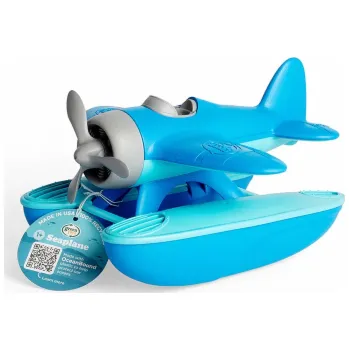 Dřevěná hračka Green Toys Hydroplán tyrkysový OceanBound