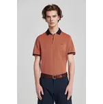 POLOKOŠILE GANT 4-COL OXFORD SS PIQUE SWEET ORANGE