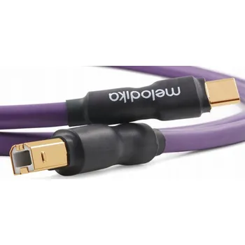 Datový kabel Melodika MDUCB15 Fialový USB kabel USB kabel typu CB vč. pro DAC/zařízení lékařské / plotry - 1,5m