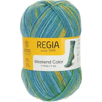 Příze Regia 4-Ply Color 1234 wasserpark color (Ponožková příze Regia 1234 wasserpark color)