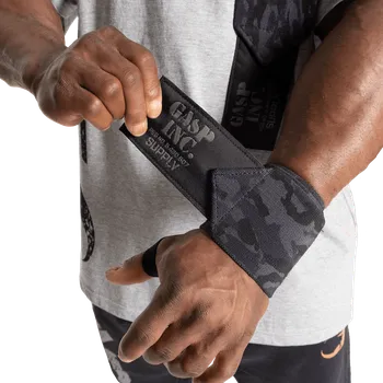 HEAVY DUTY WRIST WRAPS 24’DARK CAMO – bandáže zápěstí Gasp maskáčové tmavé